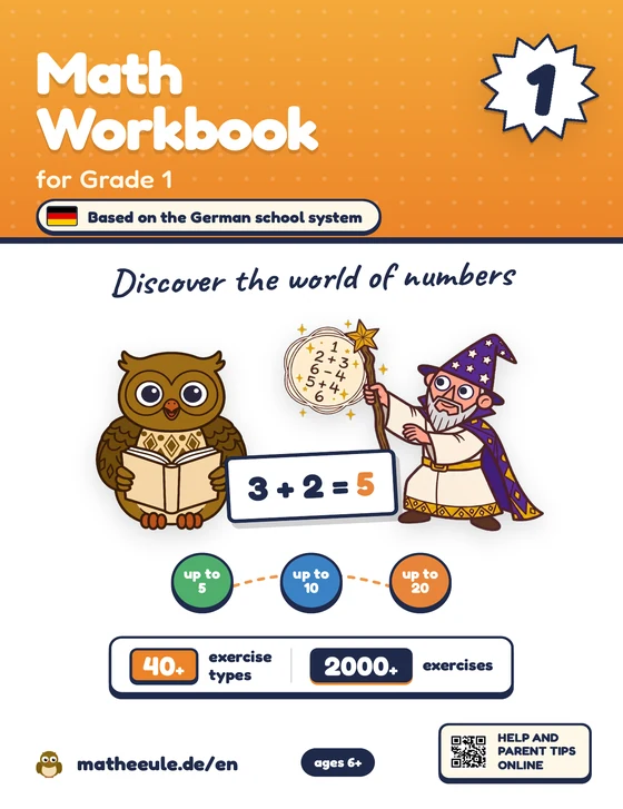 Cover of Math book for grade 1